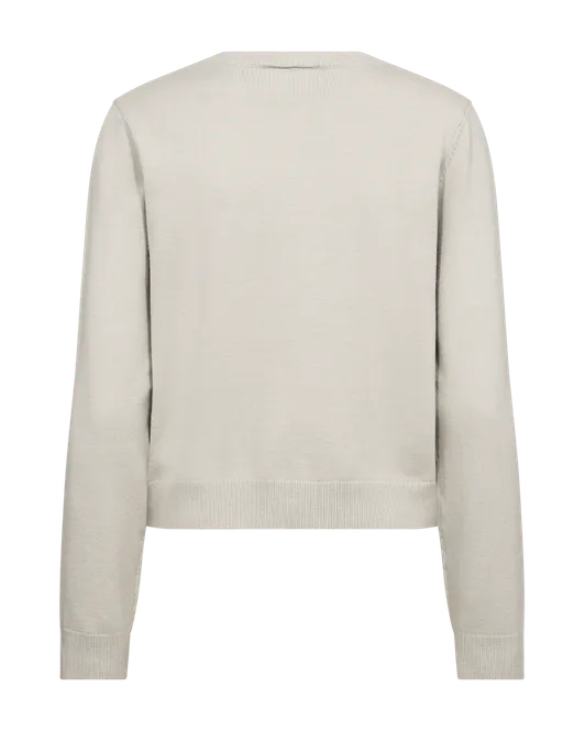 Hovedbilde TESSA CARDIGAN M/BOW - MOONBEAM