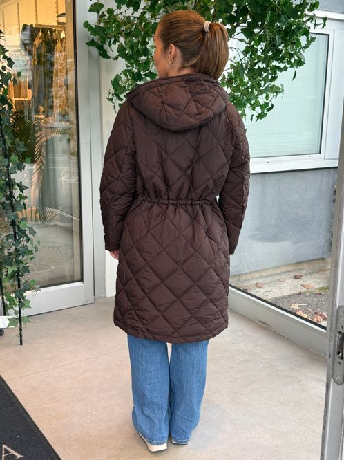 Hovedbilde OLGA LANG BOBLE JAKKE - BRUN 