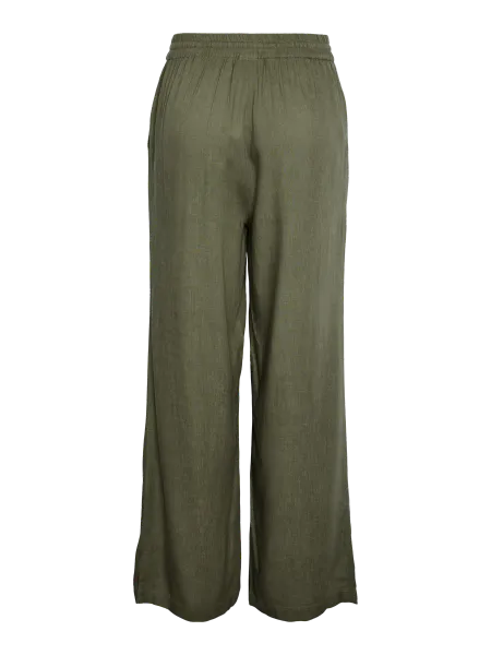 Hovedbilde PIA LIN/VISCOSE BUKSE - OLIVEN