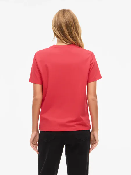 Hovedbilde NORA T-SHIRT - BRINGEBÆRRØD