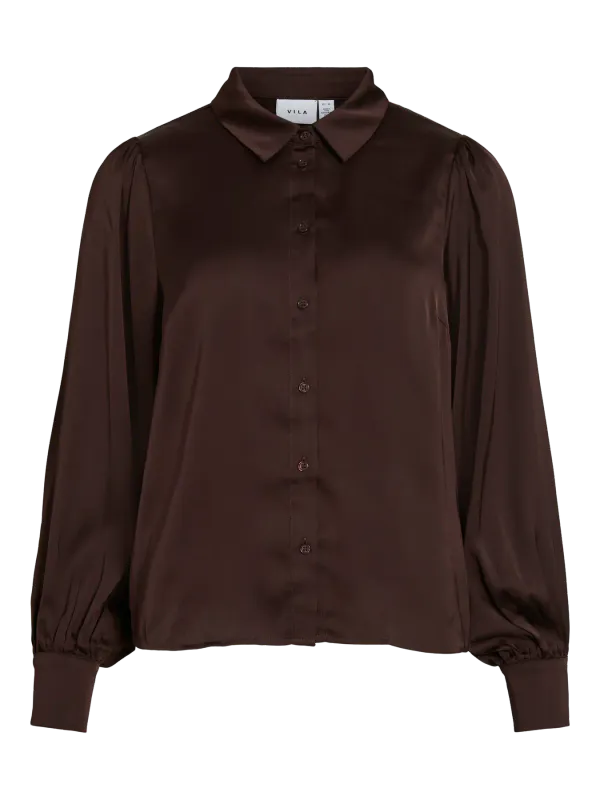 ENNA RAVENNA BLUSE - BRUN