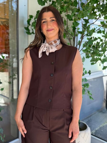 Hovedbilde MAEVE VEST - BRUN