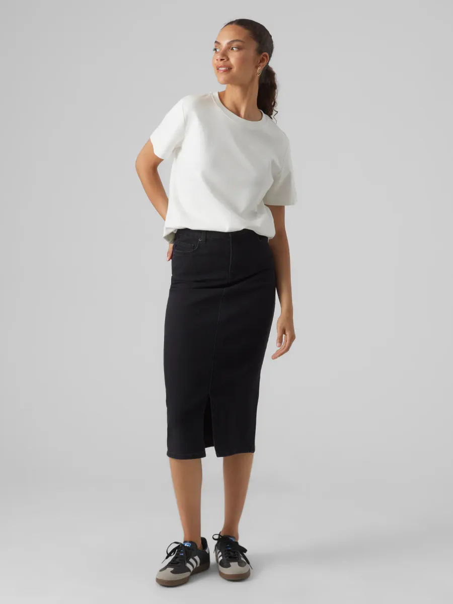 NAIMA T-SHIRT - HVIT