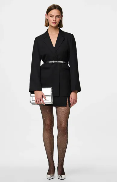 Hovedbilde CLAIRE FISHNET GLITTER STRØMPEBUKSE - SORT