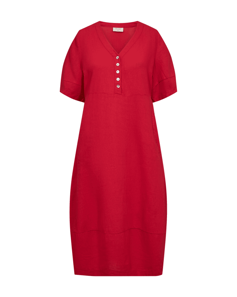 LAVA KJOLE V-HALS - RØD