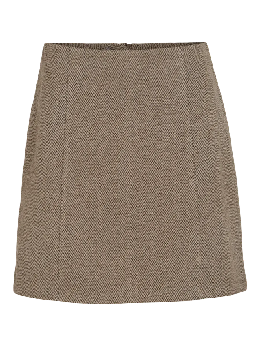 SALLIE SKJØRT - TAUPE