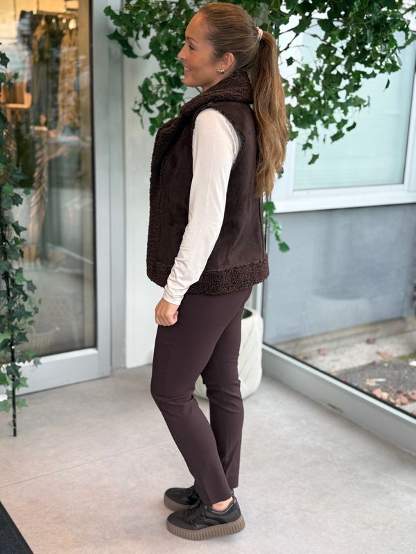 LAMBY VEST - BRUN