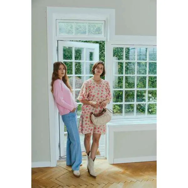 Hovedbilde JOVI KJOLE FLOWERS - MOONBEAM/ROSA