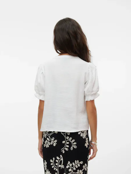 Hovedbilde NATALI LACE BLUSE - HVIT