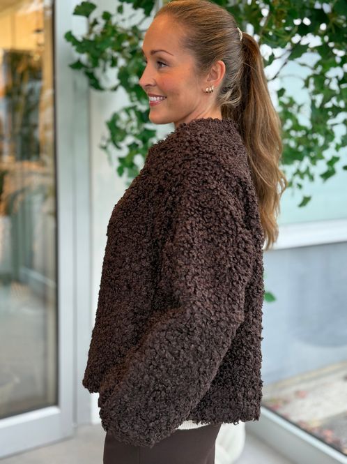 Hovedbilde MAJDA FAKE FUR  JAKKE - BRUN