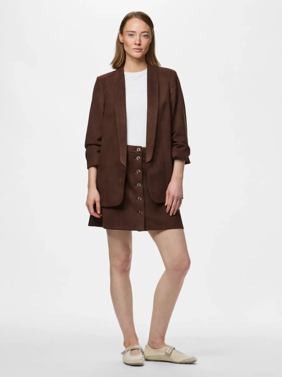 BOSELLA SEMSKET LOOK BLAZER - BRUN