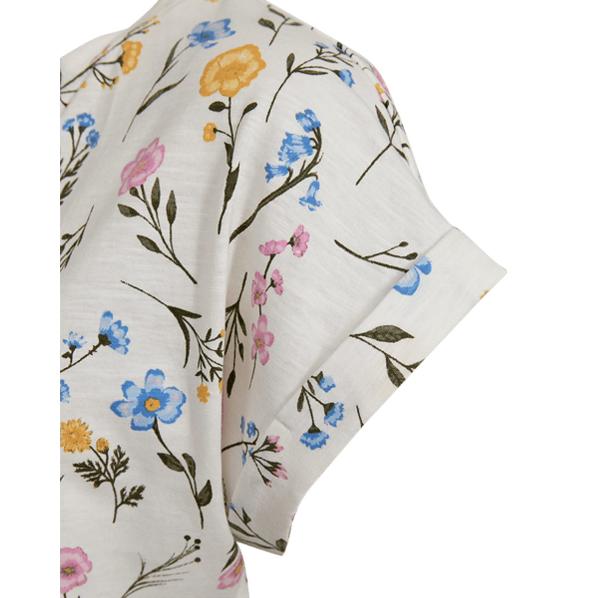 VIVA TOPP FLOWER - OFFWHITE/GUL/ROSA