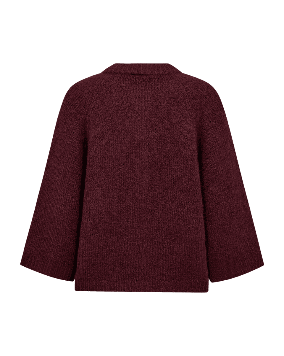 LULU CARDIGAN - PLOMME