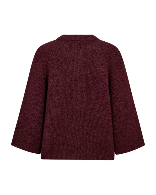 Hovedbilde LULU CARDIGAN - PLOMME