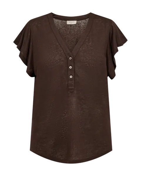 Hovedbilde LAVINA TOPP M/KNAPPER - BRUN