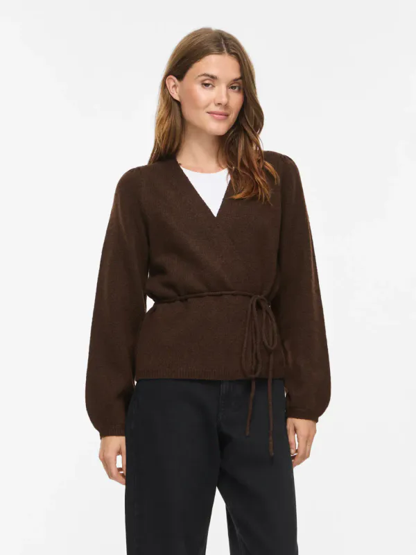 KEHLA CARDIGAN - BRUN