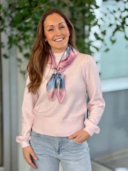 Hovedbilde SKJERF SILKELOOK - LYS BLÅ/ROSA