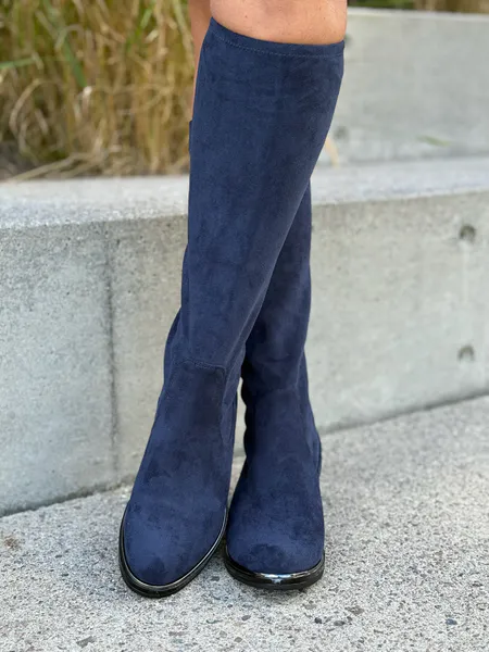 Hovedbilde STØVLETT M/STRETCH - NAVY