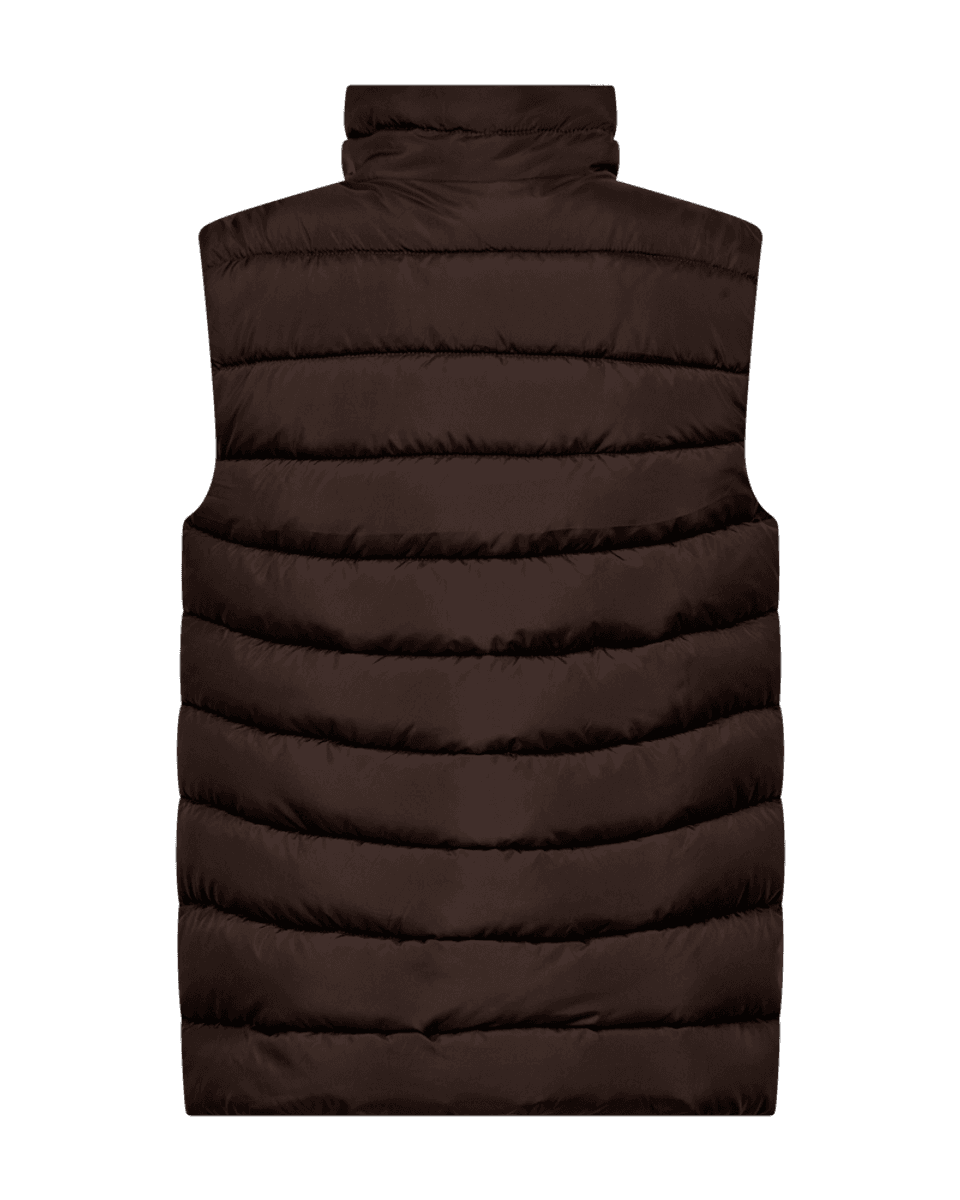 OLGA BOBLE VEST - BRUN