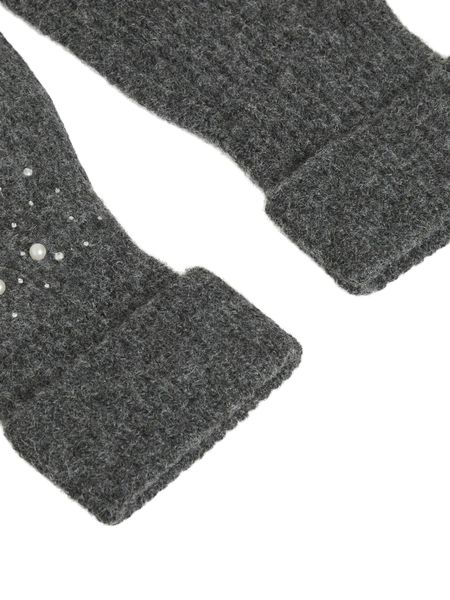 Hovedbilde SUMM HANSKER M/PERLER - KOKSGRÅ