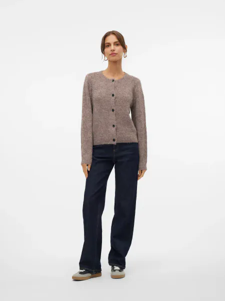 Hovedbilde NOVAH CARDIGAN - BRUN MELERT