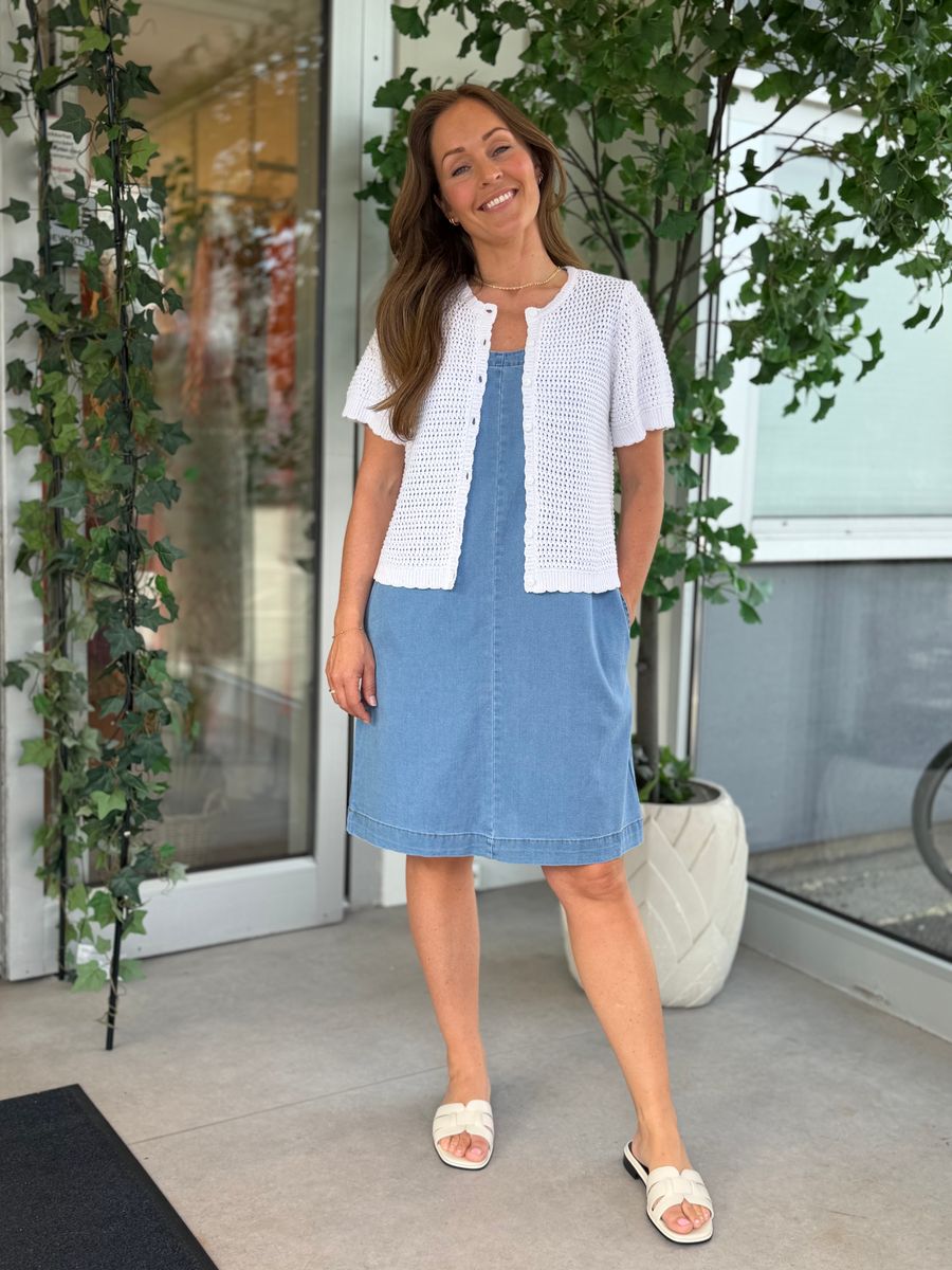TOTA CARDIGAN - HVIT