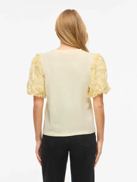 Hovedbilde ONESCA T-SHIRT - LYS GUL