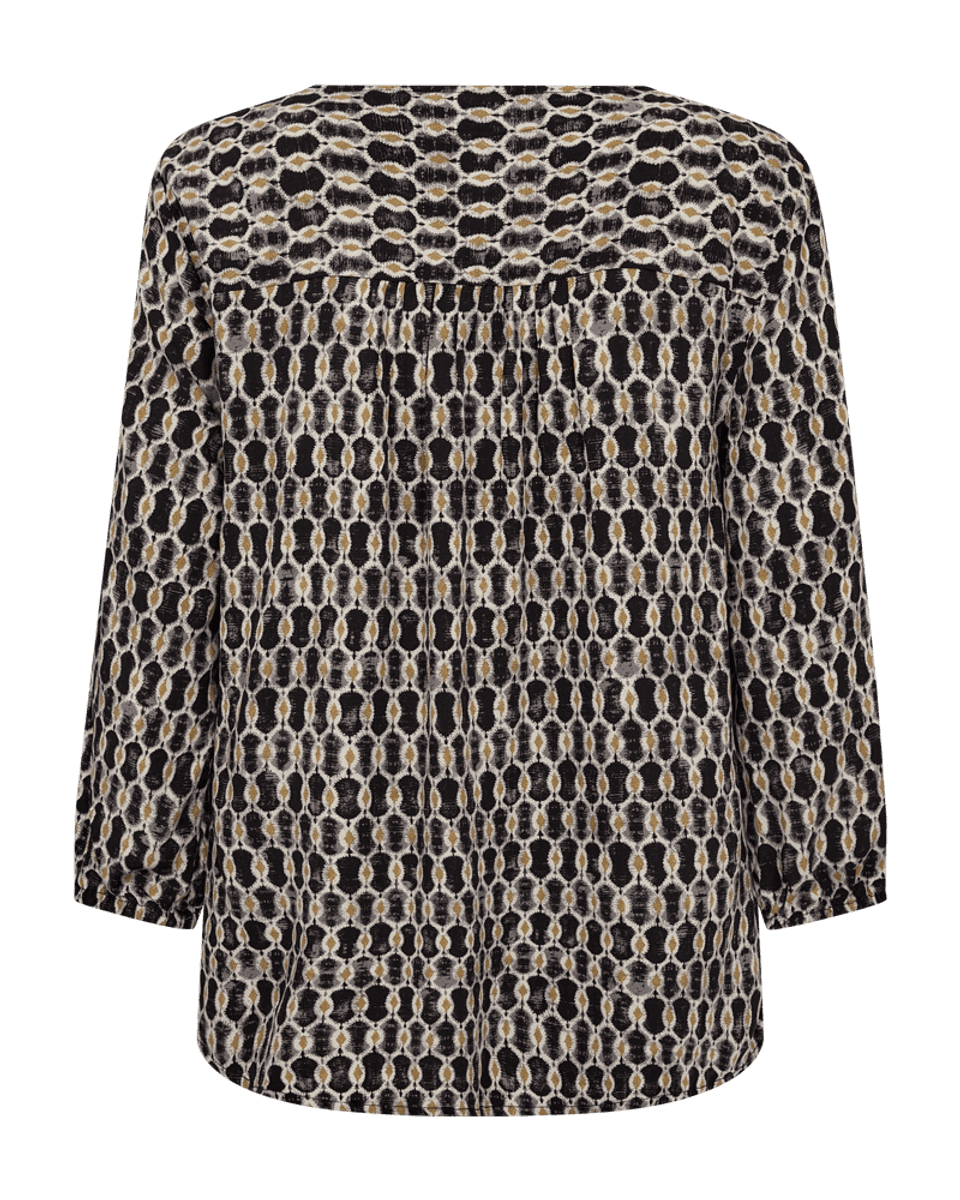 ADNEY BLUSE - SORT / MOONBEAM