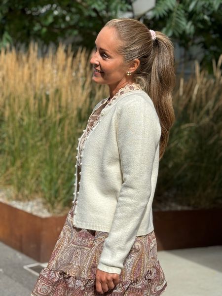 Hovedbilde MAGALENE CARDIGAN - CREAM