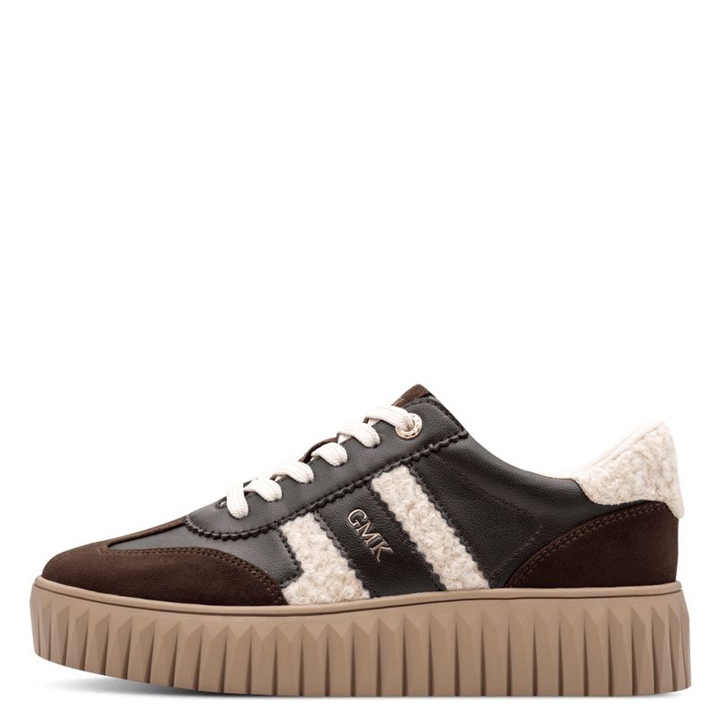 SNEAKERS M/TEDDY - BRUN