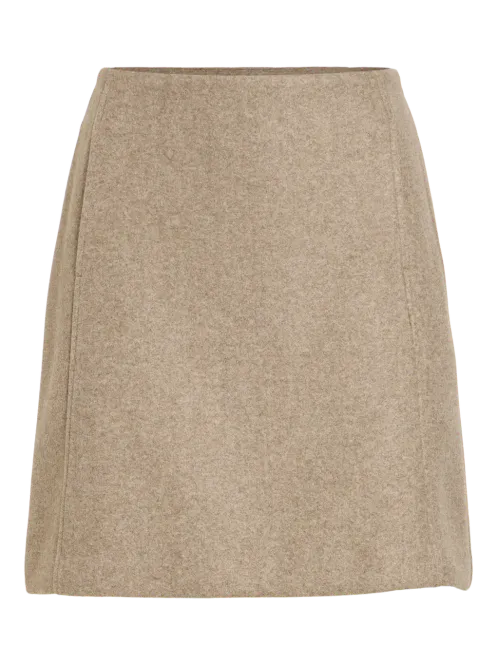 Hovedbilde ZIKKA ULL LOOK SKJØRT - CAMEL MELERT