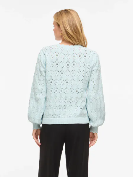 Hovedbilde LOWEN CARDIGAN - LYSBLÅ