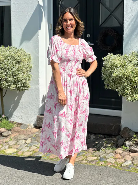 Hovedbilde ROMEO VISCOSE KJOLE - CERISE