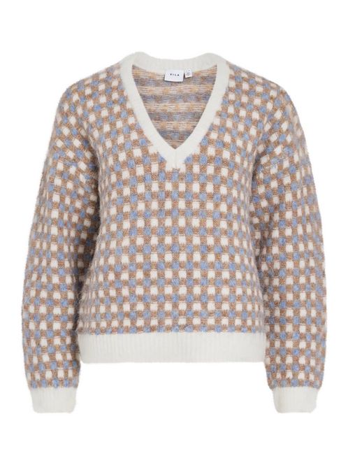Hovedbilde ALDIS GENSER CHECK - OFFWHITE/LYSBLÅ/CAMEL