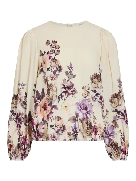 Hovedbilde SOFILA BLUSE FLOWER - CREAM 
