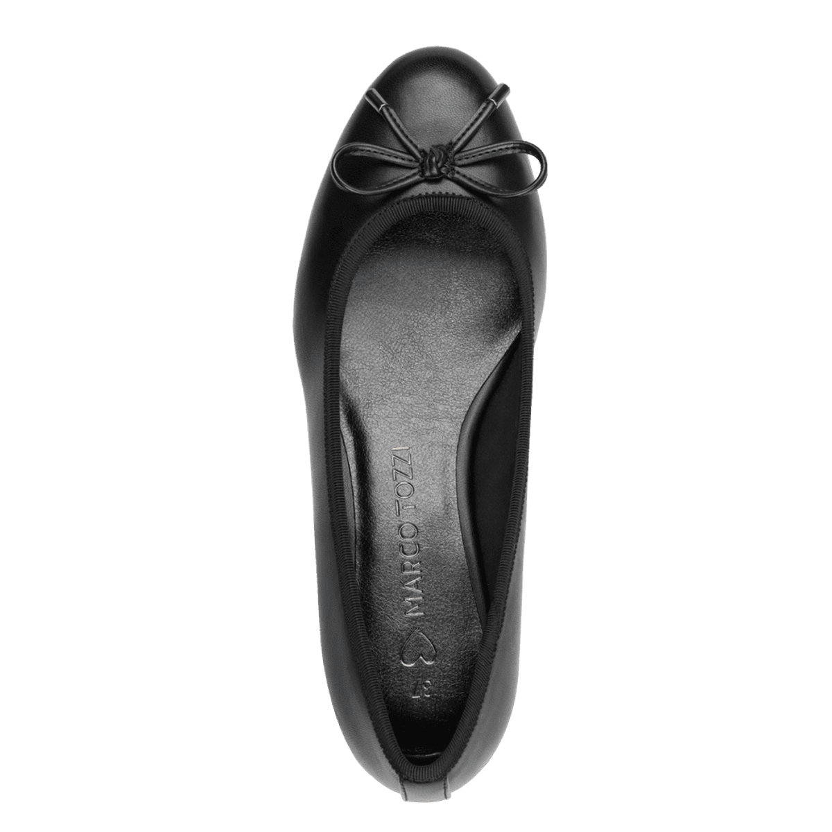 BALLERINA M/LAV HÆL - SORT