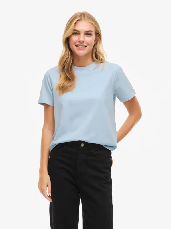 NORA T-SHIRT - LYSBLÅ