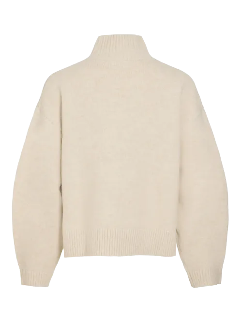 Hovedbilde SIA GENSER M/ HALS - CREAM MELERT