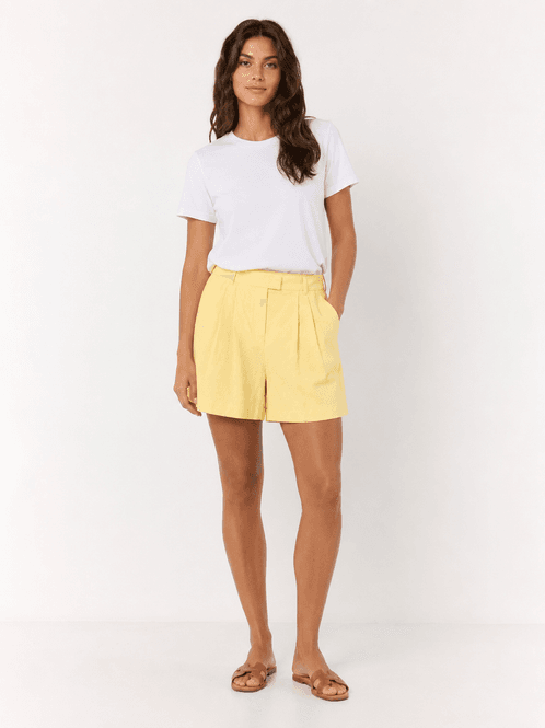 Hovedbilde MARLEY LIN/VISCOSE SHORTS  - GUL