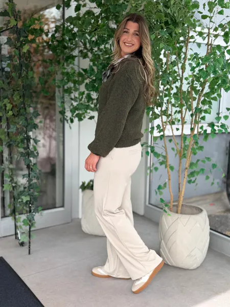 Hovedbilde MARLEY KNIT PULLOVER - OLIVEN