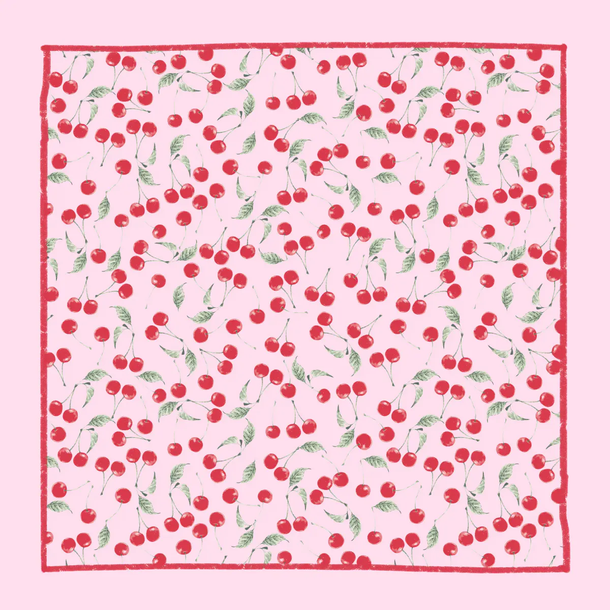 ANNY SILKELOOK SKJERF - ROSE/CHERRY