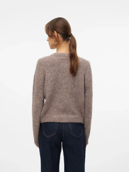 Hovedbilde NOVAH CARDIGAN - BRUN MELERT