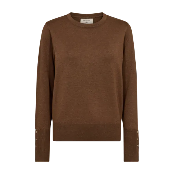 Hovedbilde KATIE GENSER M/RUND HALS - MOCCA