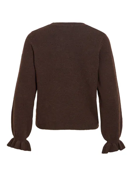 Hovedbilde KEHLA KNIT TOP GENSER - BRUN