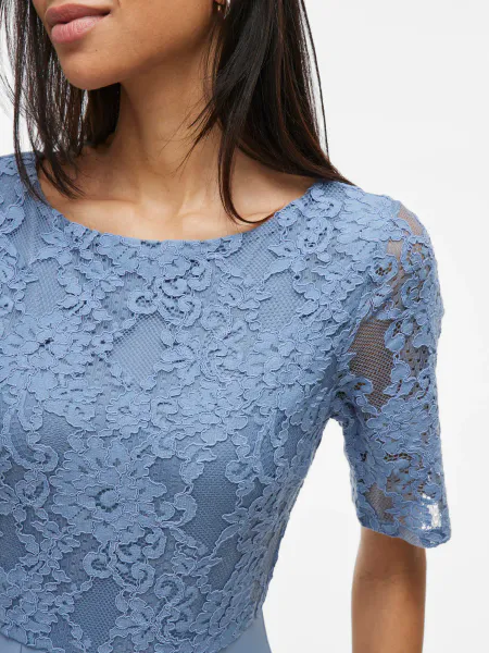 Hovedbilde NOMA LACE KJOLE - LYSBLÅ