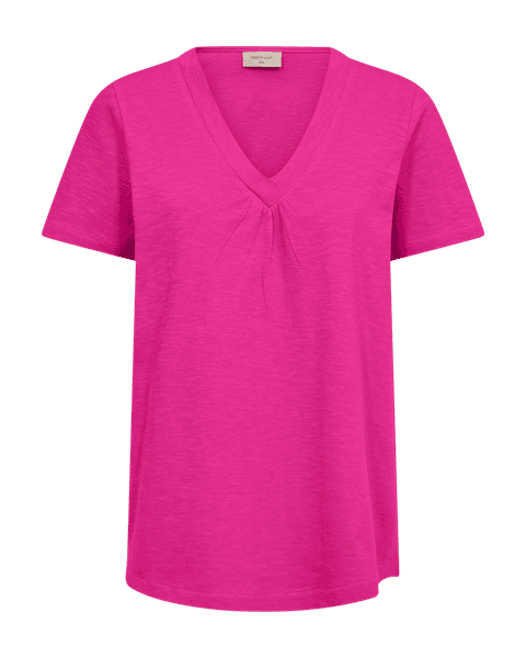 Hovedbilde SABINA T-SHIRT V-HALS - CERISE