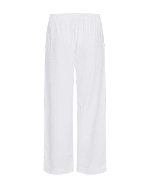 Hovedbilde LAVA LIN/VISCOSE ANKEL BUKSE - HVIT