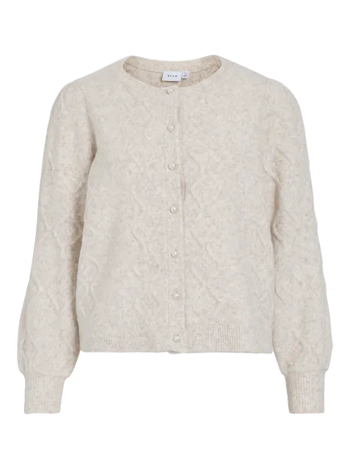 Hovedbilde CLEO CABEL KNIT CARDIGAN - SAND MELERT