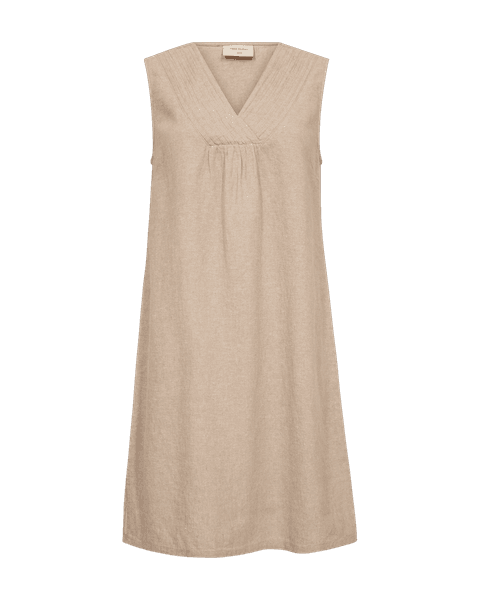 Hovedbilde LAVA LIN/VISCOSE  KJOLE  V-HALS - SAND
