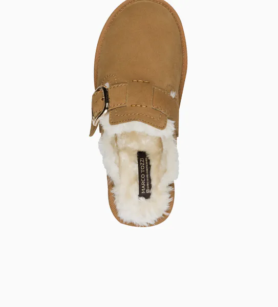 Hovedbilde PLATFORM TØFFEL M/SPENNE - COGNAC